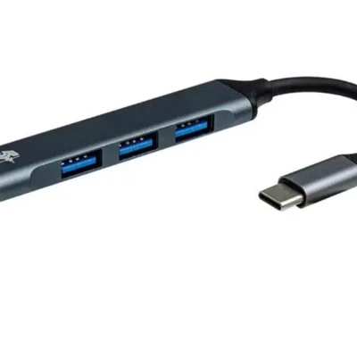 Hub Usb- C 4 Portas Usb 3.0 Preto