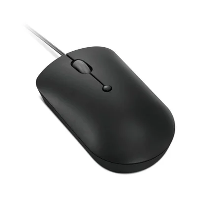 Mouse Compacto Com Fio Usb-c Lenovo 400 Preto - Gy51d20875