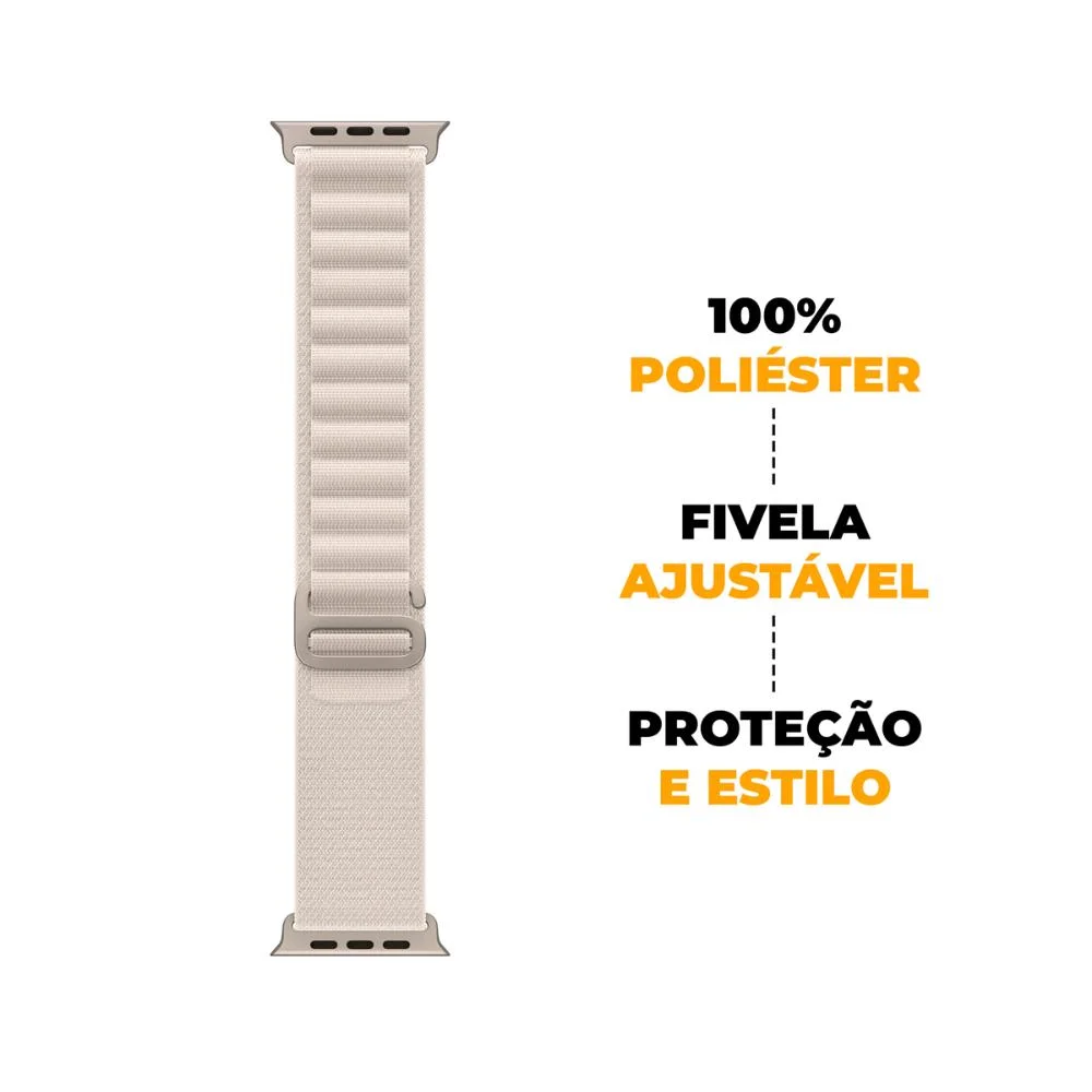 Imagem 3 de 4 do produto Multiira Para Apple Watch 38 / 40 / 41mm - Prata - Gshield