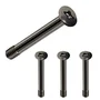 Kit Alloyseed, 4 Parafuso de Fan, Modelo Longo 31mm, Compatível com Water Cooler, Preto 3