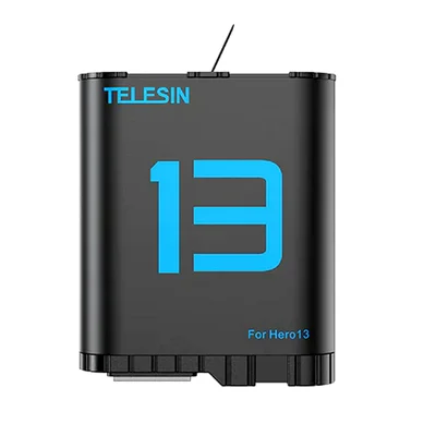 Bateria Recarregável 1900mah Para Câmera Gopro 13 - Telesin