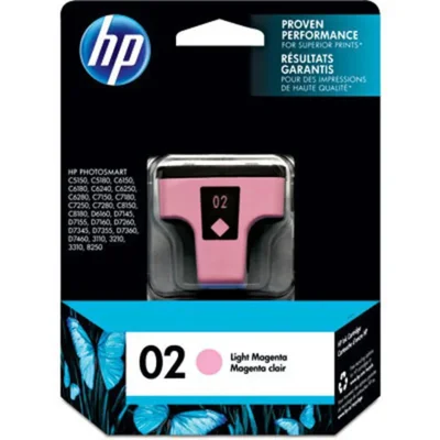 Cartucho De Tinta Hp 02 C8775wl Magenta Light |c7280 C6180 D6160 C7180 | 6ml