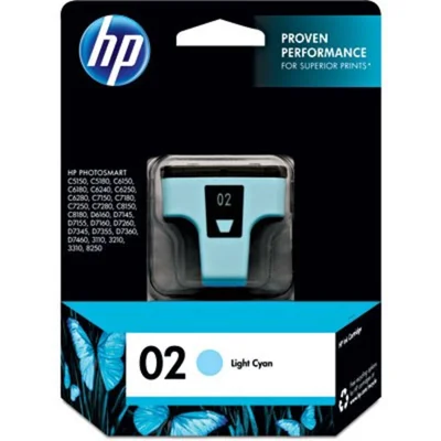 Cartucho De Tinta Hp 02 C8774wl Azul Claro | C7280 C6180 D6160 C7180 | 6ml