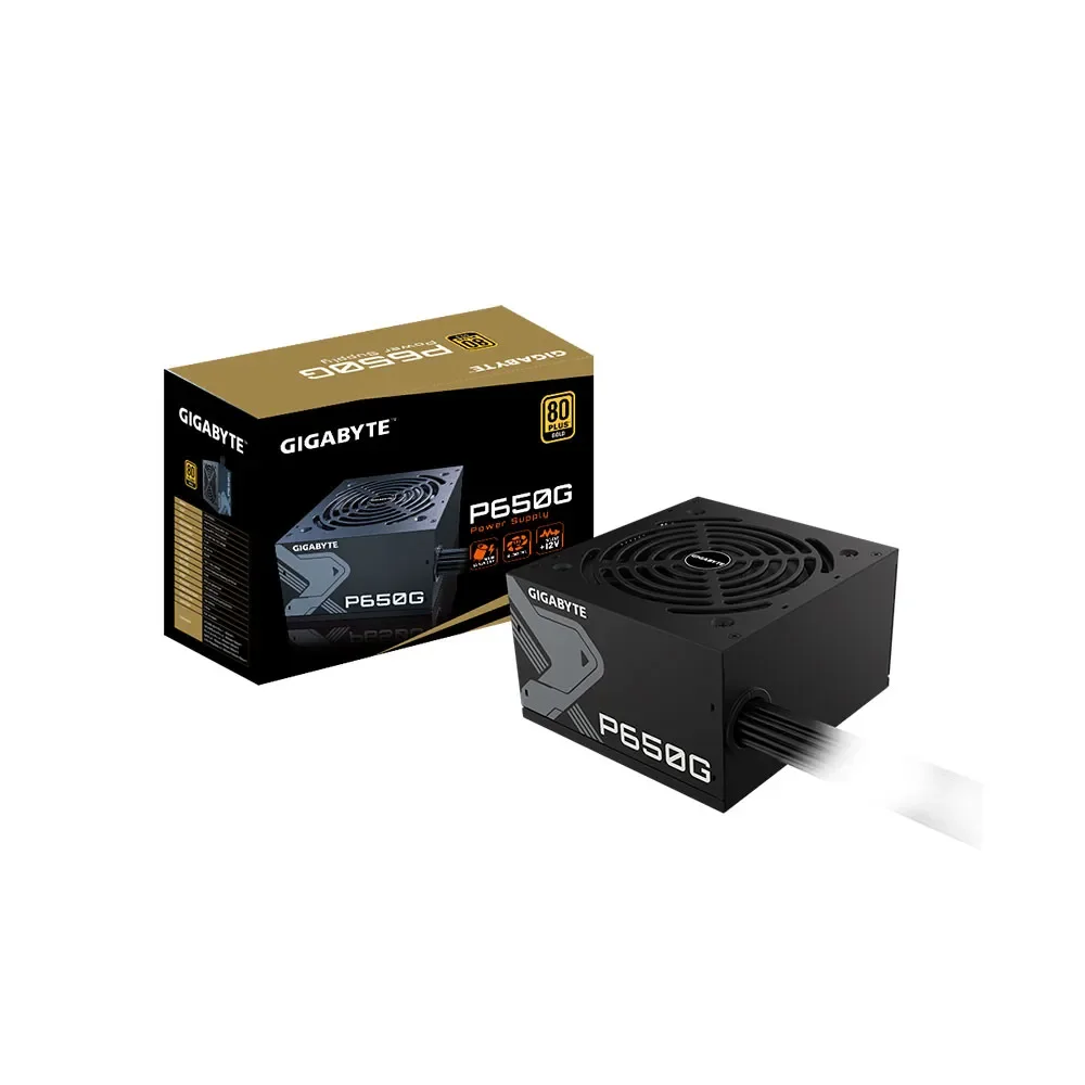 Imagem 5 de 5 do produto Fonte Gigabyte P650g, 650w, 80 Plus Gold, Preto.