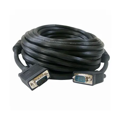 Cabo Vga Hd15m X Hd15m 15 Metros Capa Blindada 08.615 Golden Reembalado