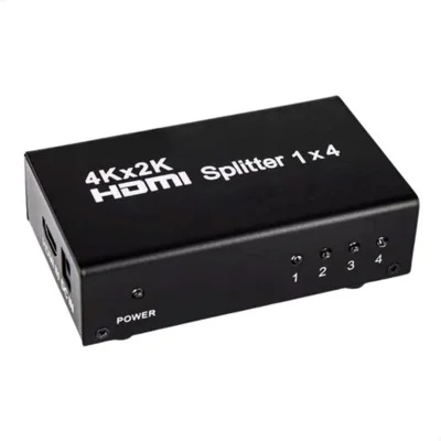 Splitter HDMI 1x4, 1 Entrada E 4 Saídas, Full Hd 1080p Crlo