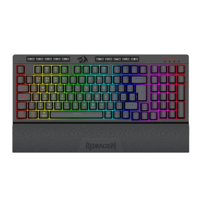 Teclado Usb Gamer Shiva Pro 98 RGB Redragon Abnt2 Preto - K515RGB-pro Pt