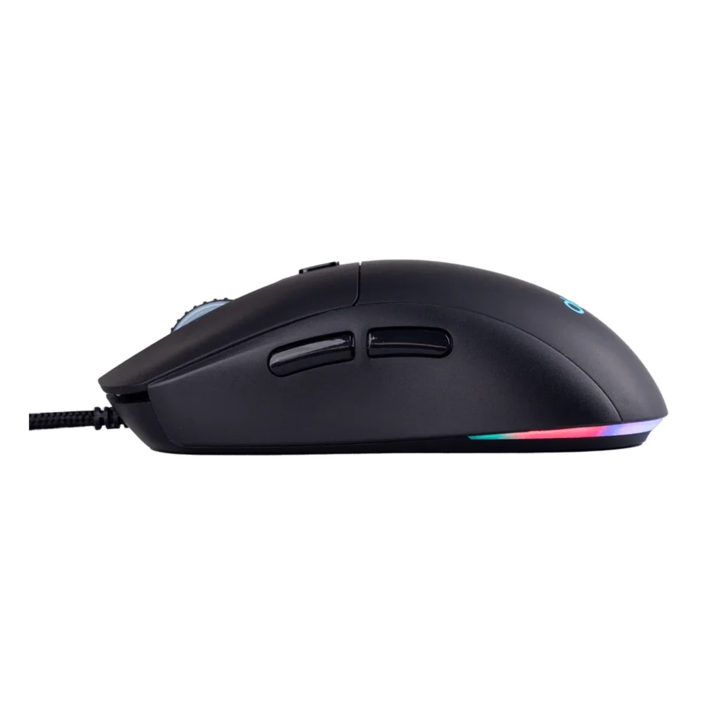 Mouse Gamer RGB 12800dpi Com Fio Usb2.0 Preto Gmo3000 Dazz