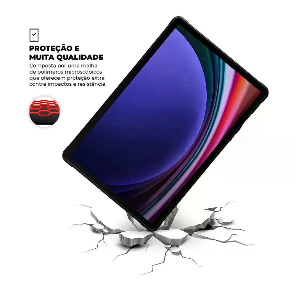Imagem 4 de 4 do produto Capa Para Samsung Galaxy Tab S10 Plus - Clear Shock - Gshield