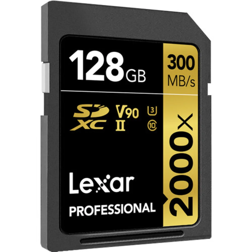 Imagem 4 de 5 do produto Cartão Memória Lexar Sd Xc 128GB 300mb/s Uhs-ii V90 Lsd2000128g-bnnnu