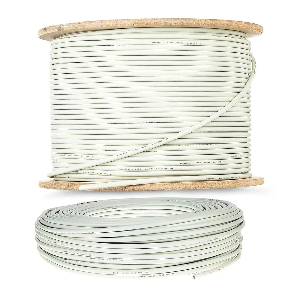 Imagem 2 de 2 do produto Organizador De Fios E Cabos Espiral 1/8 Amarelo 5 Metros 5 Mt