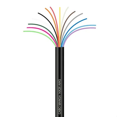 Cabo Manga 14x26 Awg Sem Blindagem
Preto 5 Metros Preto 5 Mt