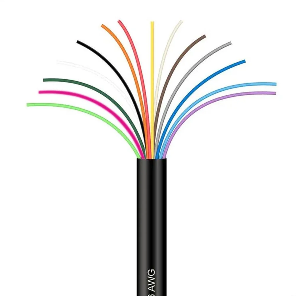 Imagem 3 de 3 do produto Cabo Manga 14x26 Awg Sem Blindagem
 Preto 5 Metros Preto 5 Mt