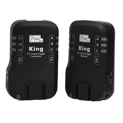 Rádio Flash Nikon Pixel King I-ttl Wireless Transmissor E Receptor (2.4ghz)