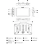 Monitor E Transmissor De Vídeo Shimbol Zo600m Wireless 5.5" Full Hd HDMI Touchscreen 5g Wifi