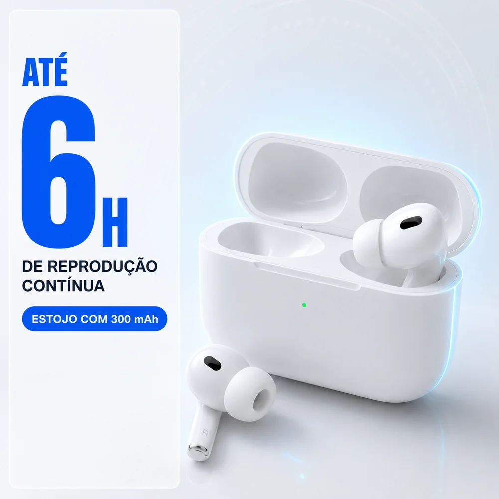 Imagem 2 de 5 do produto Fone De Ouvido A'gold Fn-br3 Bluetooth 5.4 Tws In-ear, Ipx4, Microfone, Branco