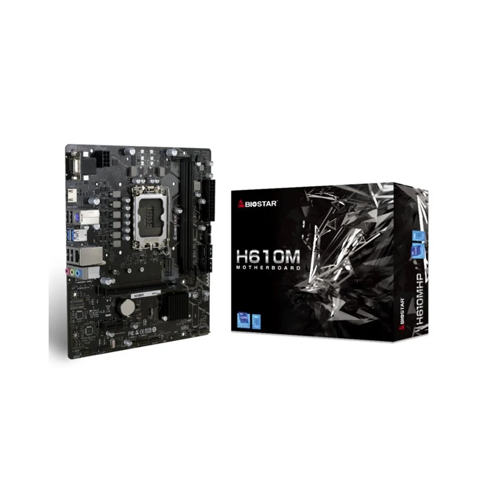 Placa Mãe Biostar H610mhp 2.0, Chipset Intel H610, Ddr4, Matx 4