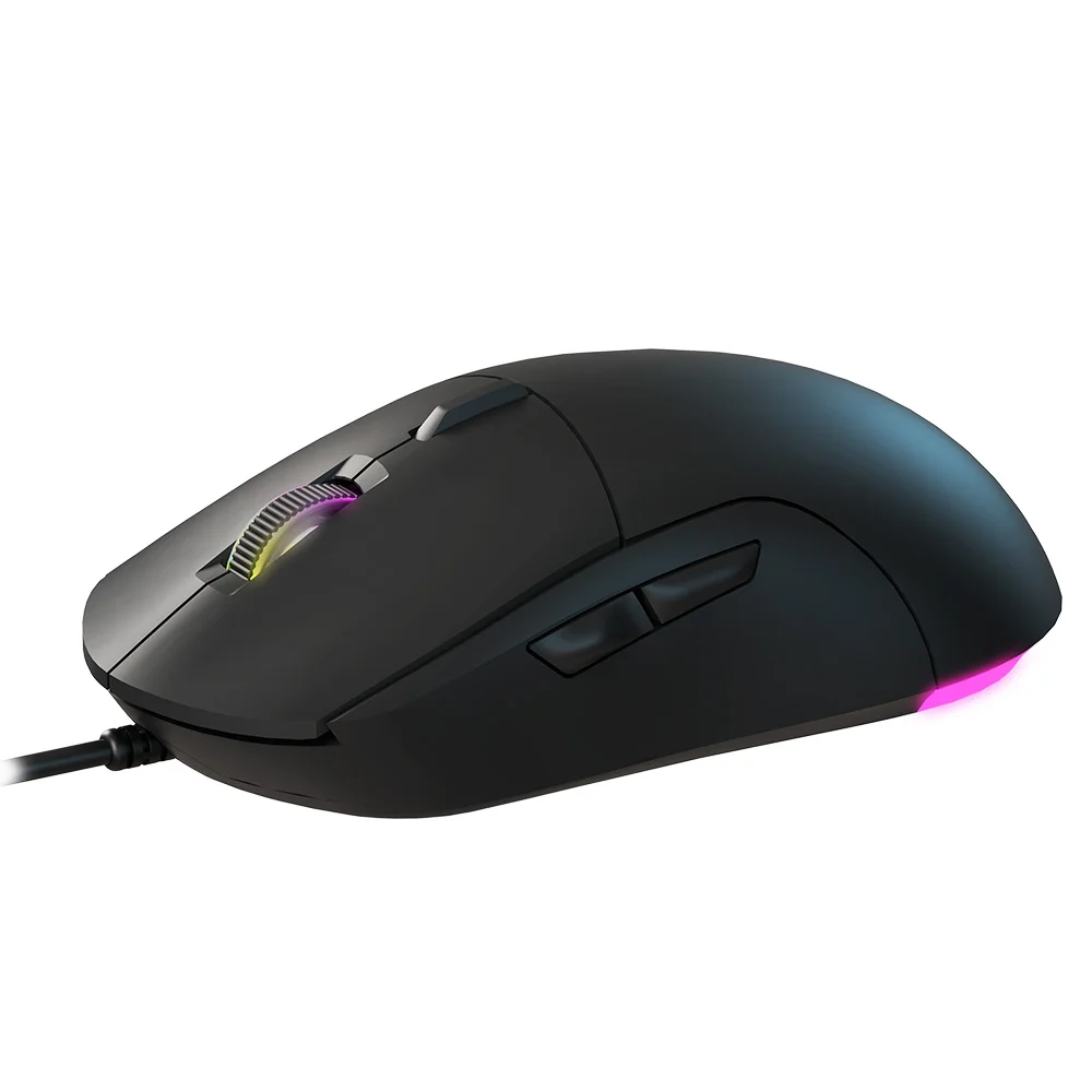 Mouse Gamer Ceres Hyperlight, 7200 Dpi, 6 Botões, Sensor Óptico, RGB, Ultraleve, Usb, Preto, Mgcs, Elg