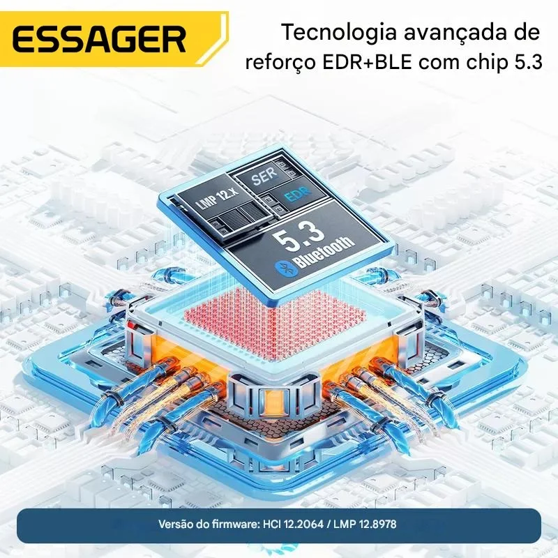 Imagem 2 de 5 do produto Adaptador Bluetooth Usb 5.3 Essager