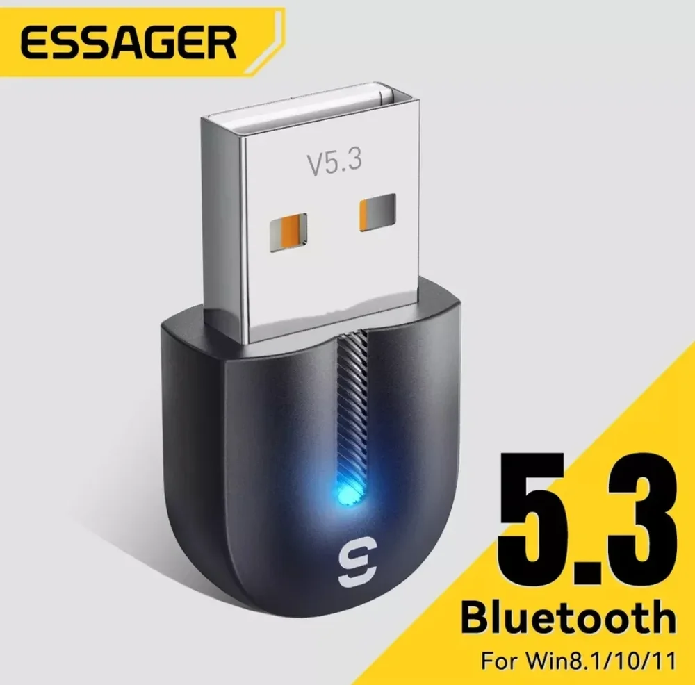 Imagem 4 de 5 do produto Adaptador Bluetooth Usb 5.3 Essager