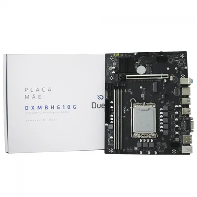 Placa Mãe Duex Dxmbh610g, Chipset H610, Intel LGA  1700, Matx, Ddr4
