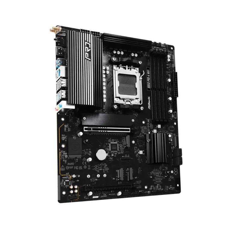 Imagem 2 de 4 do produto Placa Mãe Asrock B850 Pro-a Wifi, Amd Am5, Atx, Wf/blt, Ddr5 - B850 Pro-a Wifi