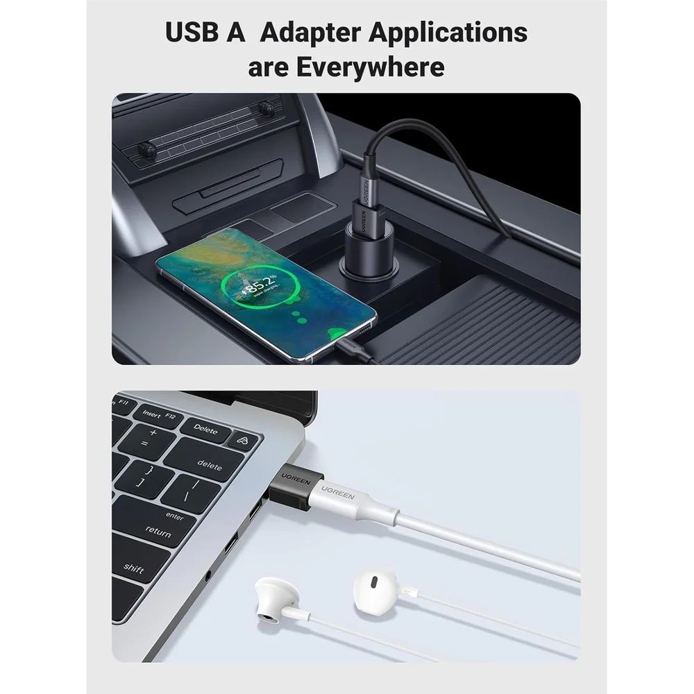 Imagem 4 de 5 do produto Adaptador Usb 3.0 Para Usb-c Ugreen Otg - Kit Com 3 Unidades