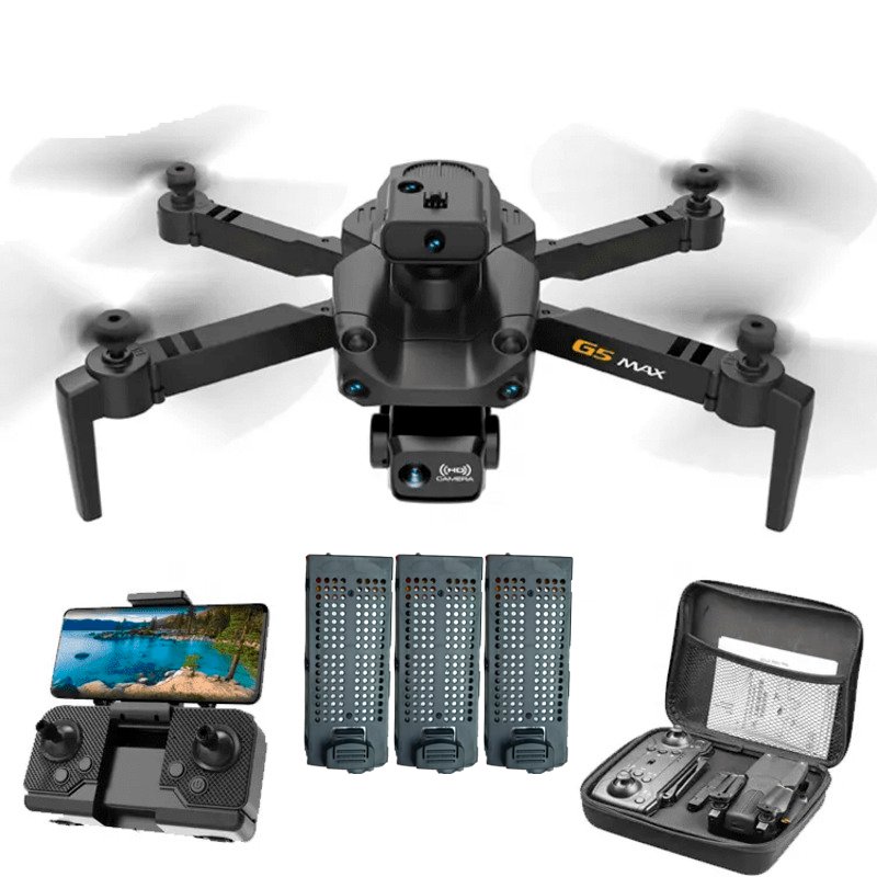 Drone S172 Max C/ Duas Câmeras 4k Wifi 5g Modo Sem Cabeça Baterias:4
