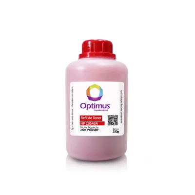 Refil Pó De Toner Cp1215 Laserjet, 1215, Cp1515n, Cp1515, Cm1312, 1312, Cb543a, 125a Laserjet Magenta 250g