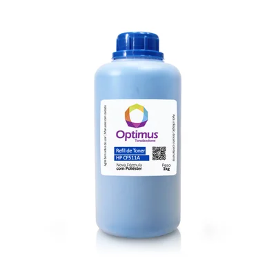 Refil Pó De Toner M180nw, M180, 180nw, M154nw, M154, M154a, Cf511a, 204a Laserjet Pro Ciano 1kg