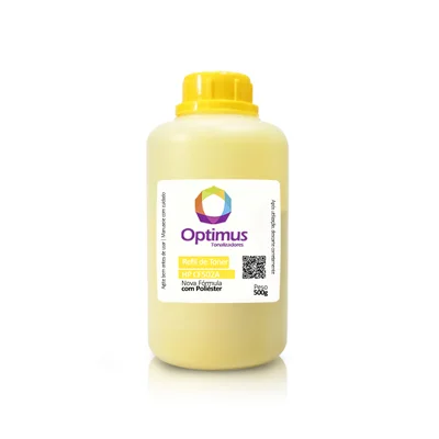 Refil Pó De Toner M254dw, M254, M281fdw, M281, M280nw, M280, Cf500a, 202a Color Laserjet Pro Amarelo 500g