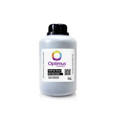 Refil Pó De Toner M255dw, M255, M283fdw, M283, W2110a, 206a Laserjet Pro Preto 250g