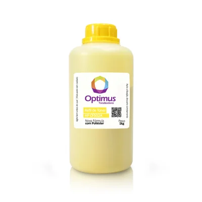 Refil Pó De Toner M254dw, M254, M281fdw, M281, M280nw, M280, Cf500a, 202a Color Laserjet Pro Amarelo 1kg
