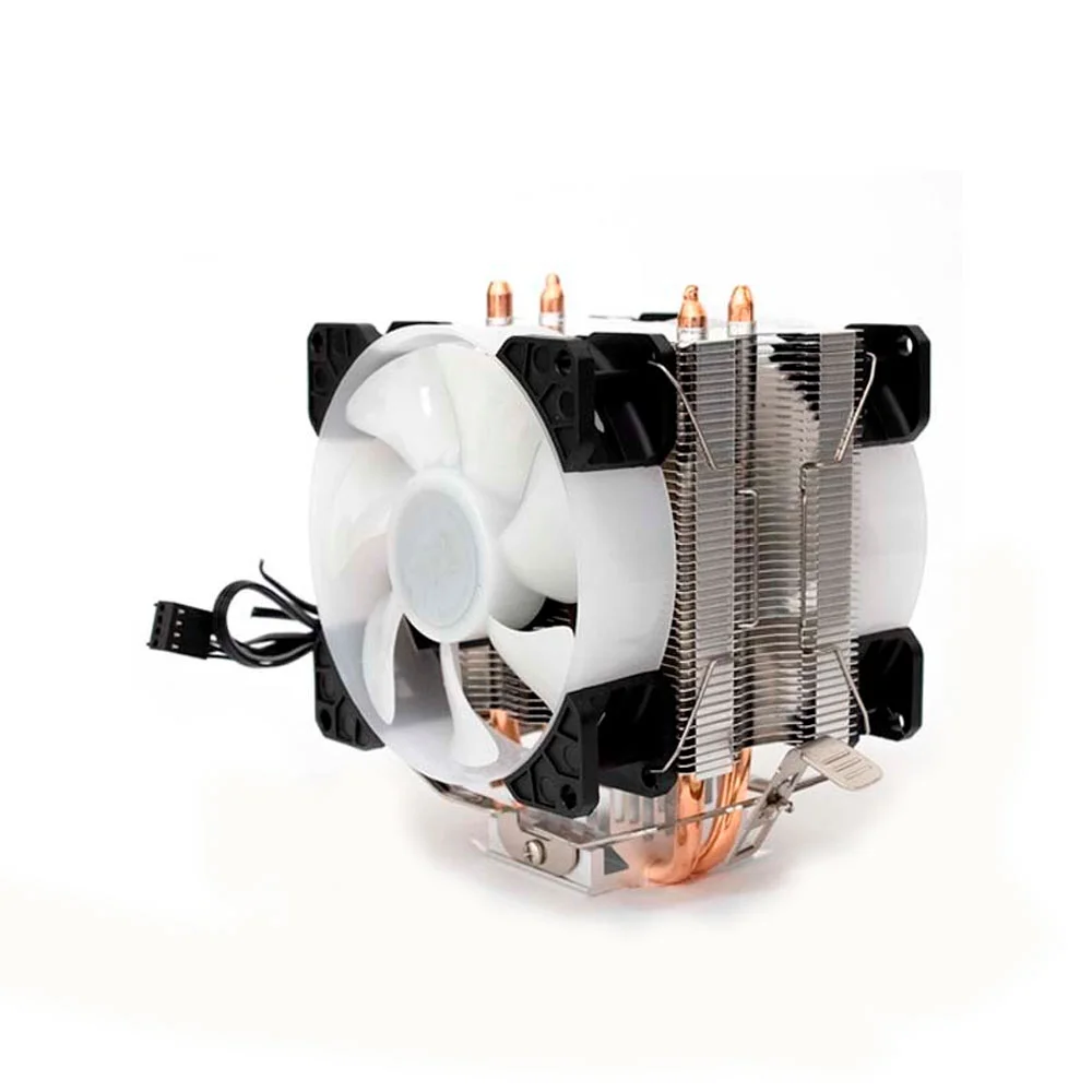 Cooler Gamer Processador Univ Dex Dx-9500d RGB Duplo Fan Bco 5