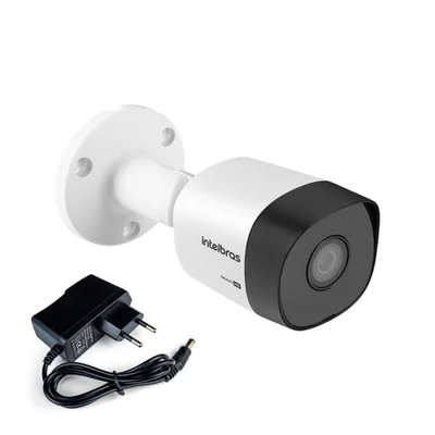 Kit 1 Câmera De Segurança Full Hd 1080p Vhd 3230 B G7 30m Infrav Intelbras + 1 Fonte Alimentação 12v