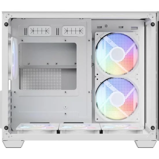 Imagem 2 de 5 do produto Gabinete Gamer Aerocool Dryft Branco Com 6 Fans ARGB Lateral Vidro [f002]