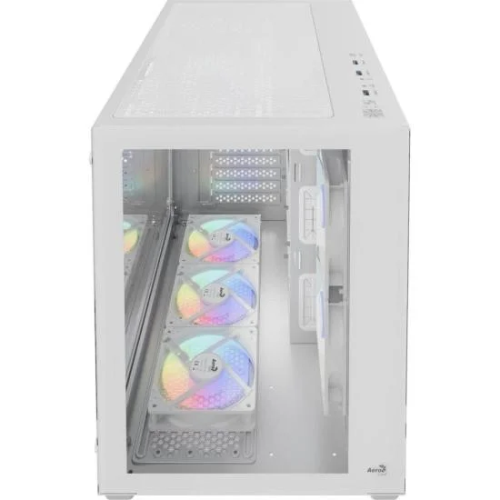 Imagem 3 de 5 do produto Gabinete Gamer Aerocool Dryft Branco Com 6 Fans ARGB Lateral Vidro [f002]