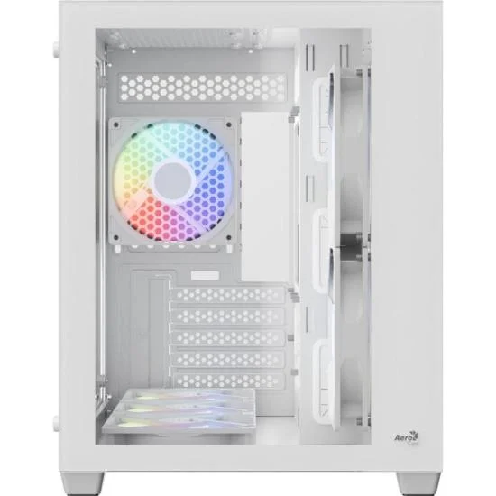 Imagem 4 de 5 do produto Gabinete Gamer Aerocool Dryft Branco Com 6 Fans ARGB Lateral Vidro [f002]