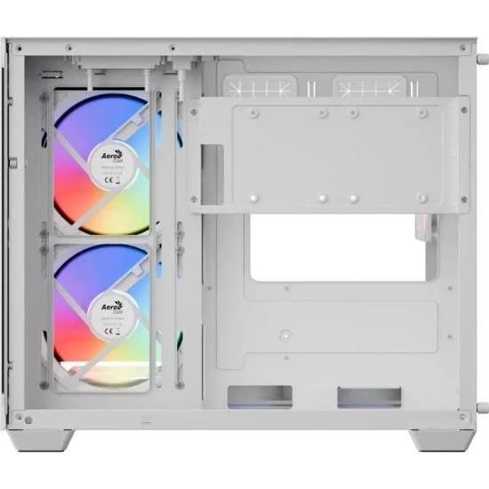 Imagem 5 de 5 do produto Gabinete Gamer Aerocool Dryft Branco Com 6 Fans ARGB Lateral Vidro [f002]