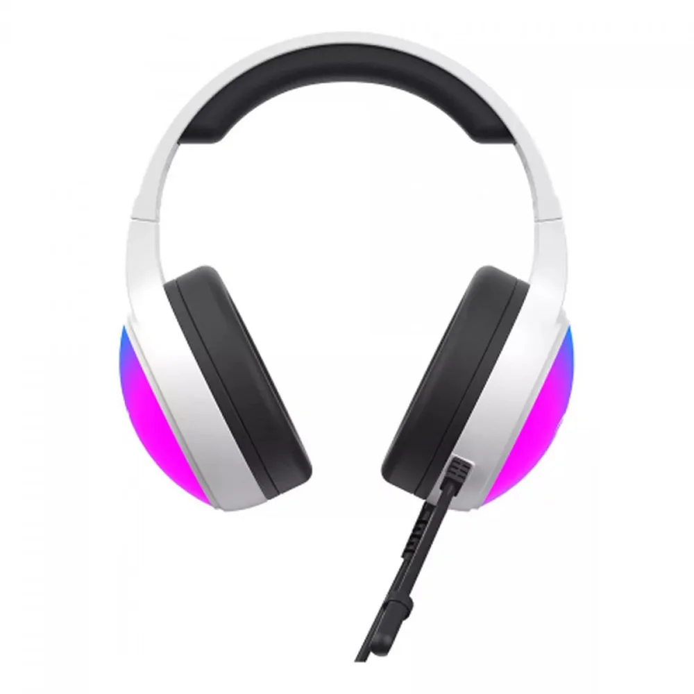 Imagem 5 de 5 do produto Headset Gamer Havit H2043u, Usb, Drivers De 50mm, RGB, Preto/branco