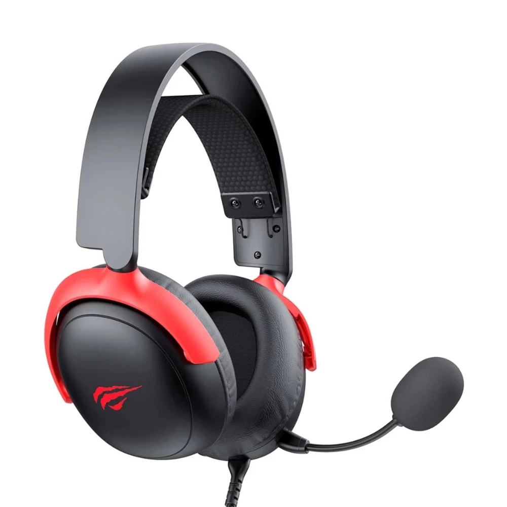 Imagem 3 de 5 do produto Headset Gamer Havit Gamenote H2015f, 3.5mm, Drivers 53mm, Preto/vermelho