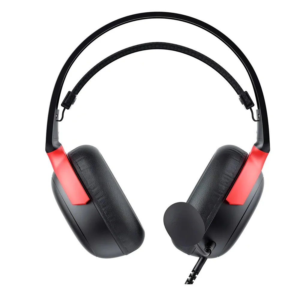 Imagem 4 de 5 do produto Headset Gamer Havit Gamenote H2015f, 3.5mm, Drivers 53mm, Preto/vermelho