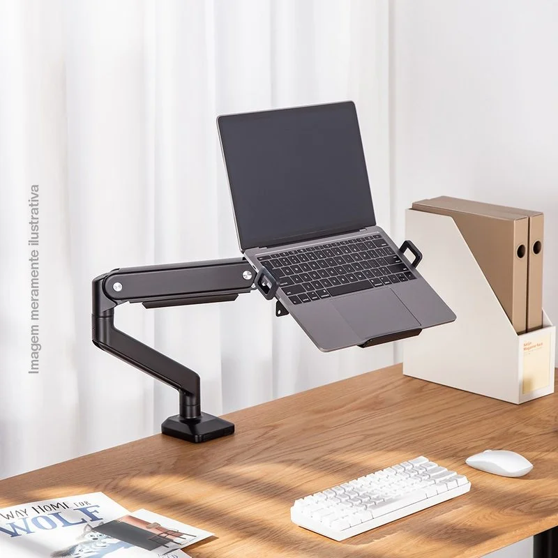 Imagem 4 de 5 do produto Adaptador Suporte Para Notebook Bandeja De Suporte 10 A 16''