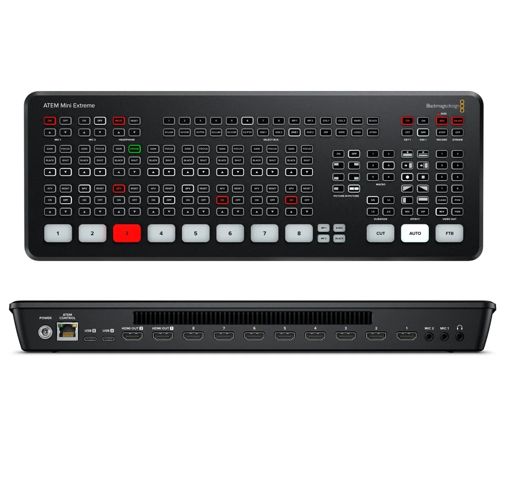 Imagem 3 de 4 do produto Switcher Blackmagic Atem Mini Extreme Live Streaming (transmissão)