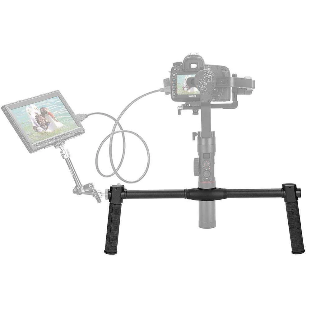 Suporte Extensor Zhiyun Eh002 Dual Hand Alça Dupla Para Crane 2 E Crane2s