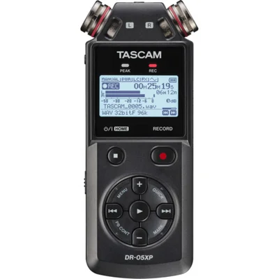 Gravador Tascam Dr-05xp Portátil De 2 Canais E 32 Bits