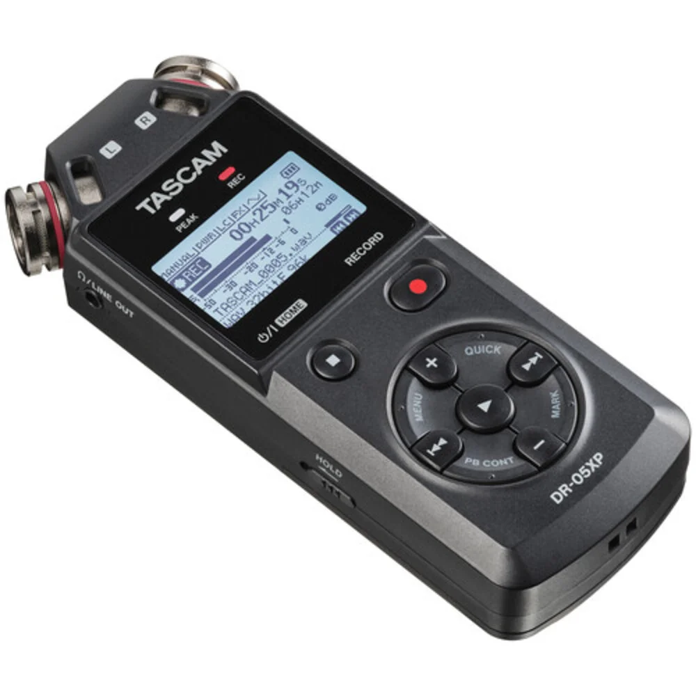 Imagem 2 de 3 do produto Gravador Tascam Dr-05xp Portátil De 2 Canais E 32 Bits