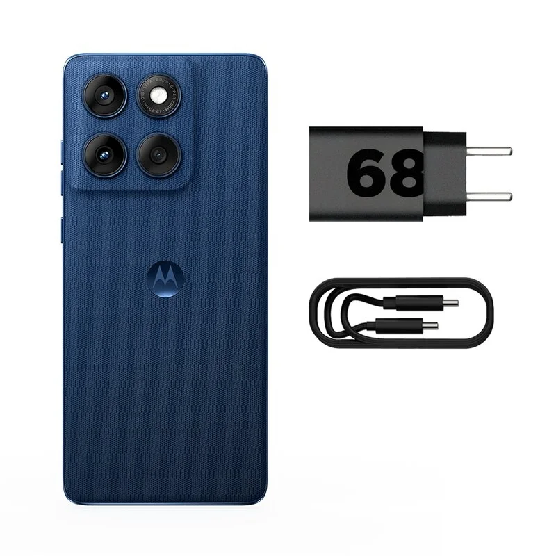 Imagem 3 de 4 do produto Smartphone Motorola Edge 60 5g - Azul Marinho, 512gb, 24gb (12 Gb Ram+12 Gb Ram Boost), Câmera Dupla 50mp, Tela De 6.7"