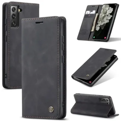 Capa Carteira Samsung Galaxy S22 Plus - Cor: Preto