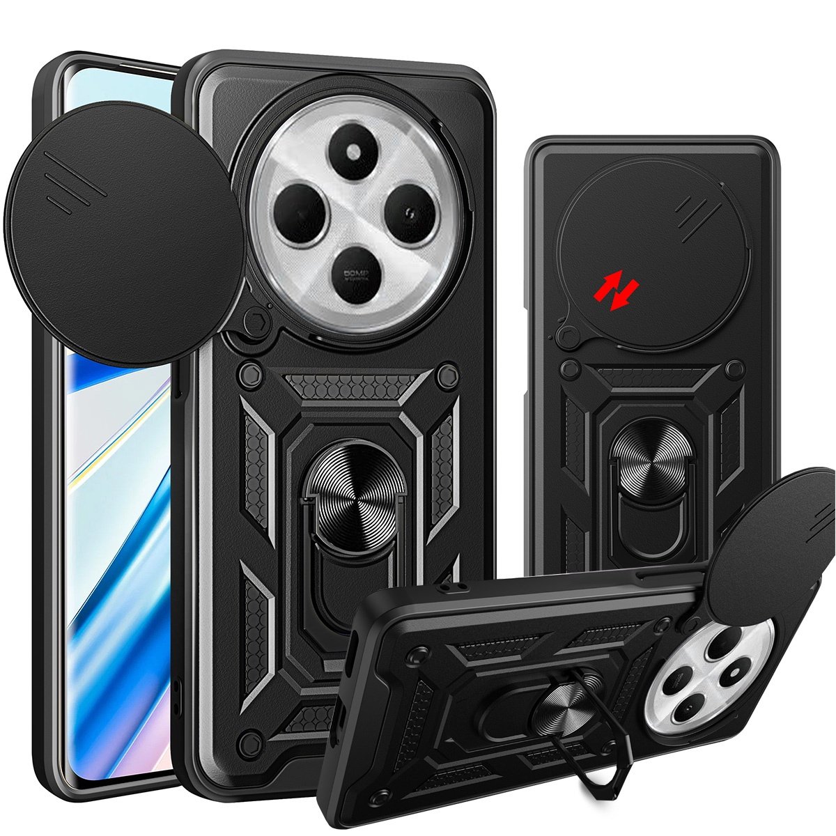 Capa Capinha Case Para Poco C75 - Protetora Militar Resistente Anti Impacto Queda Armadura Reforçada Durável